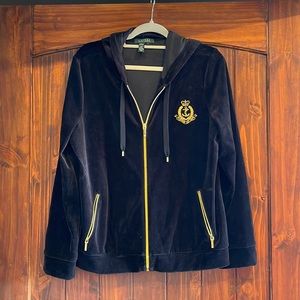 Lauren by Ralph Lauren zip Cardigan with gold zipper size XL
